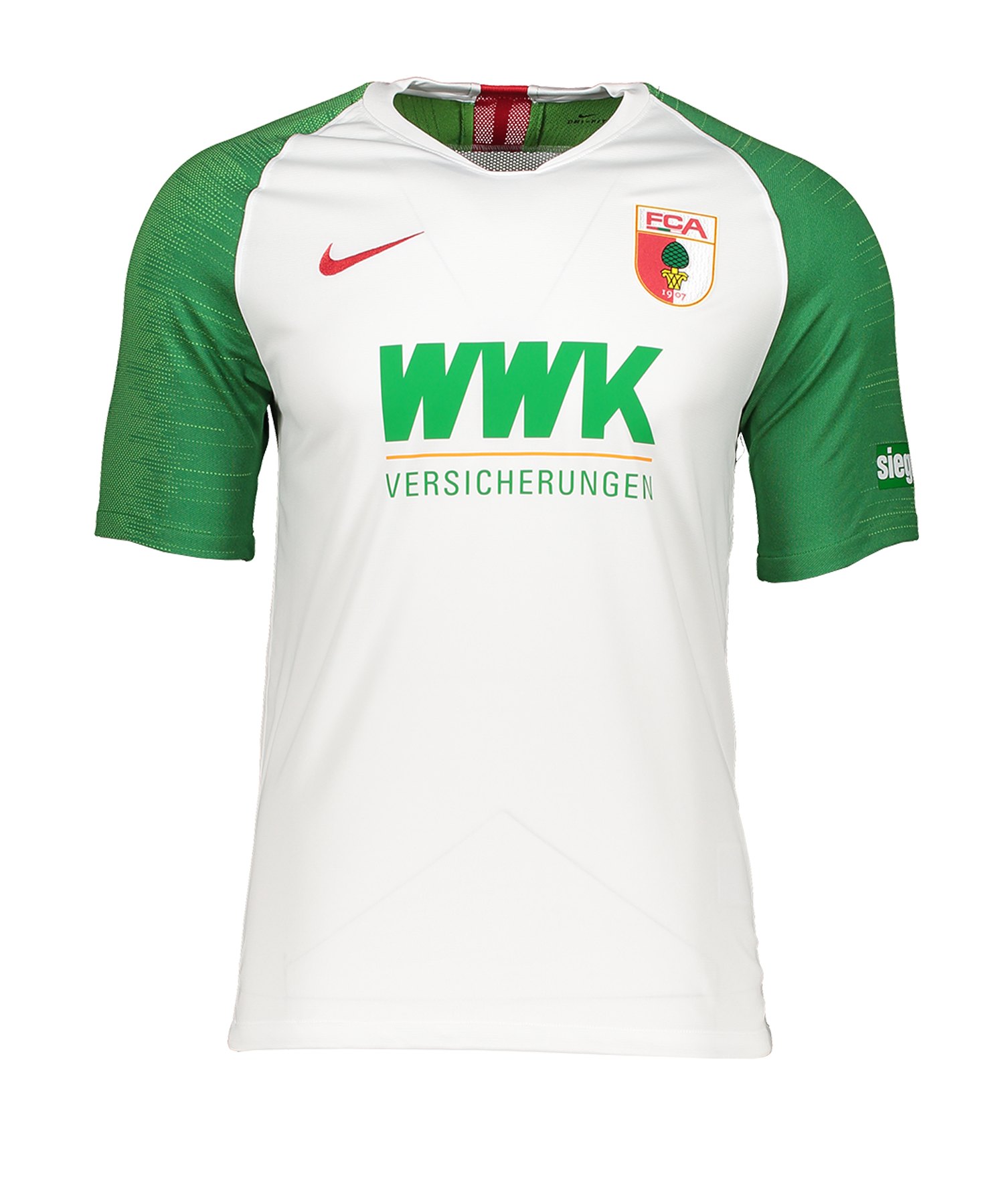 Nike FC Augsburg Trikot Home 20192020 Weiss F103 Nike FC Augsburg Trikot Home 20192020 Weiss F103