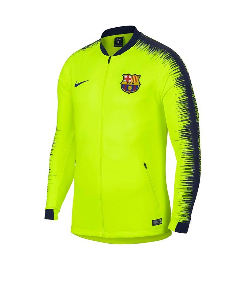 Nike FC Barcelona Anthem Jacket Jacke Gelb F705 | Fan-Shop | Replica
