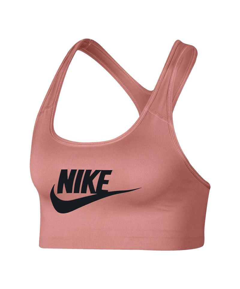 Nike Futura Swoosh Bra Sport-BH Damen Rosa F685 Nike Futura Swoosh Bra Sport-BH Damen Rosa F685