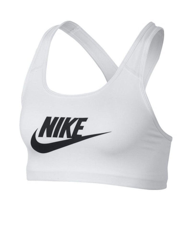Nike Futura Swoosh Bra Sport-BH Damen Weiss F100 Nike Futura Swoosh Bra Sport-BH Damen Weiss F100