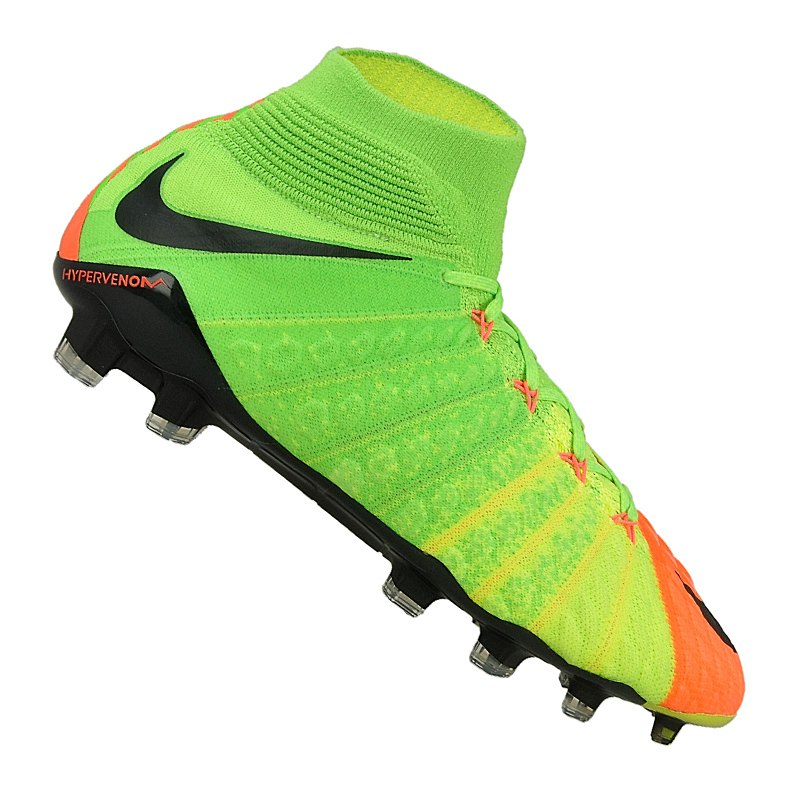 nike hypervenom grün orange