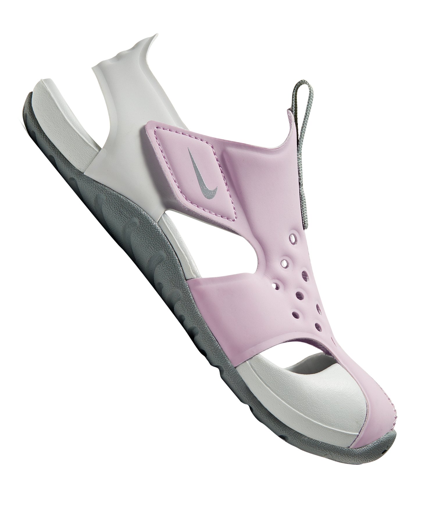 nike badelatschen lila gold