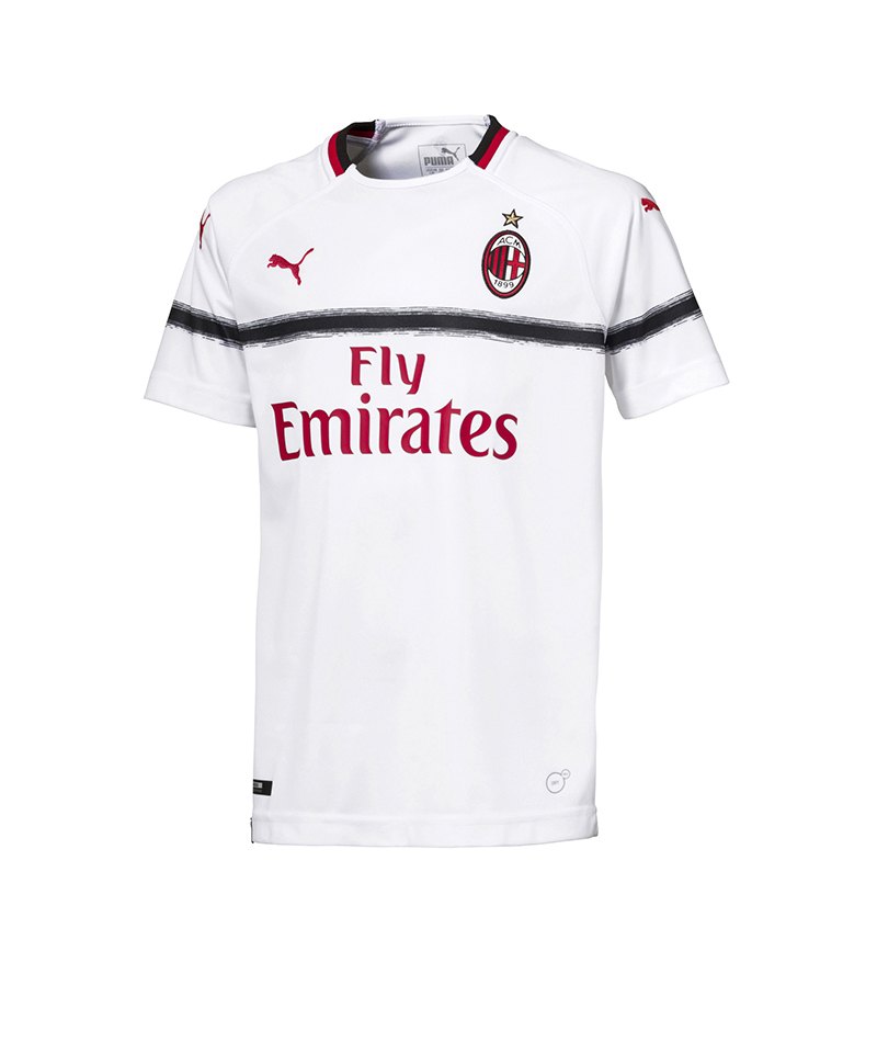 Puma Ac Mailand Trikot Away 2018 2019 Kids Weiss F03 Fan Shop Replica