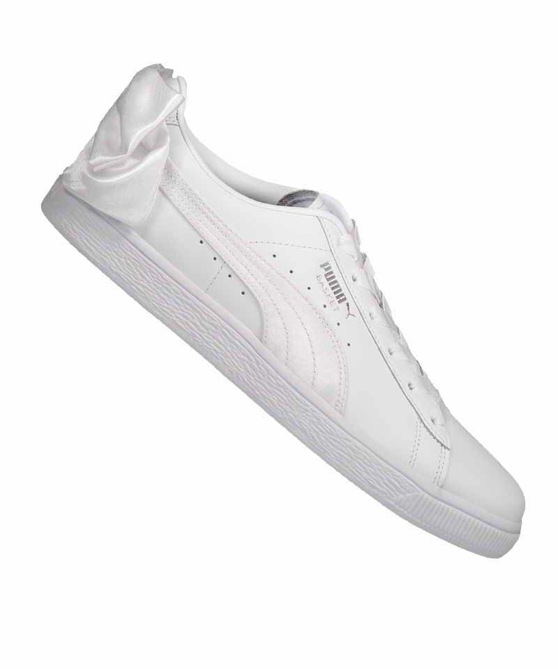 PUMA Basket Bow Sneaker Damen Weiss F01 PUMA Basket Bow Sneaker Damen Weiss F01