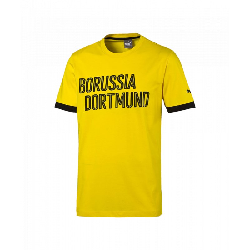 PUMA BVB Dortmund T Shirt Kids Gelb F01 PUMA BVB Dortmund T Shirt Kids Gelb F01
