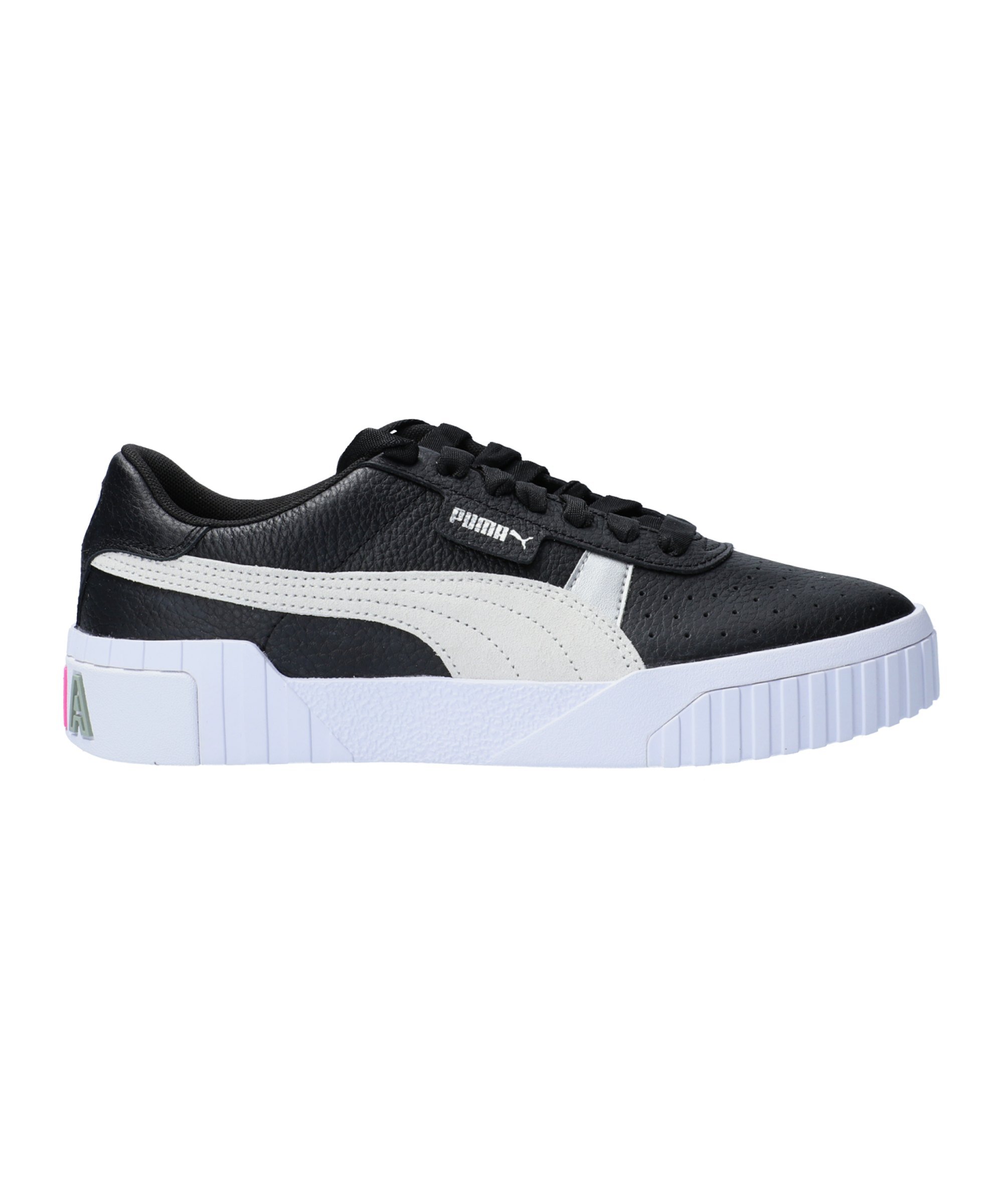 puma cali damen schwarz weiß
