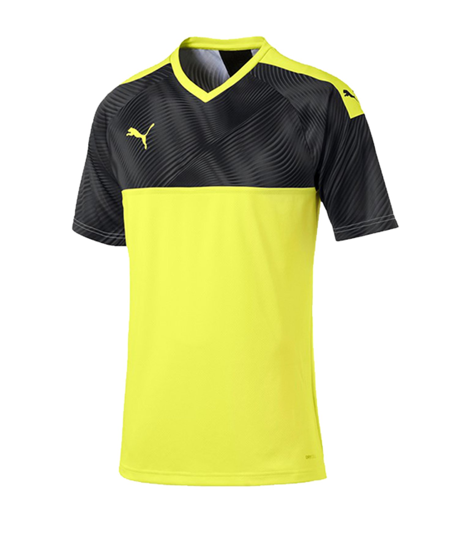 PUMA CUP Jersey Trikot kurzarm Gelb Schwarz F46 ...