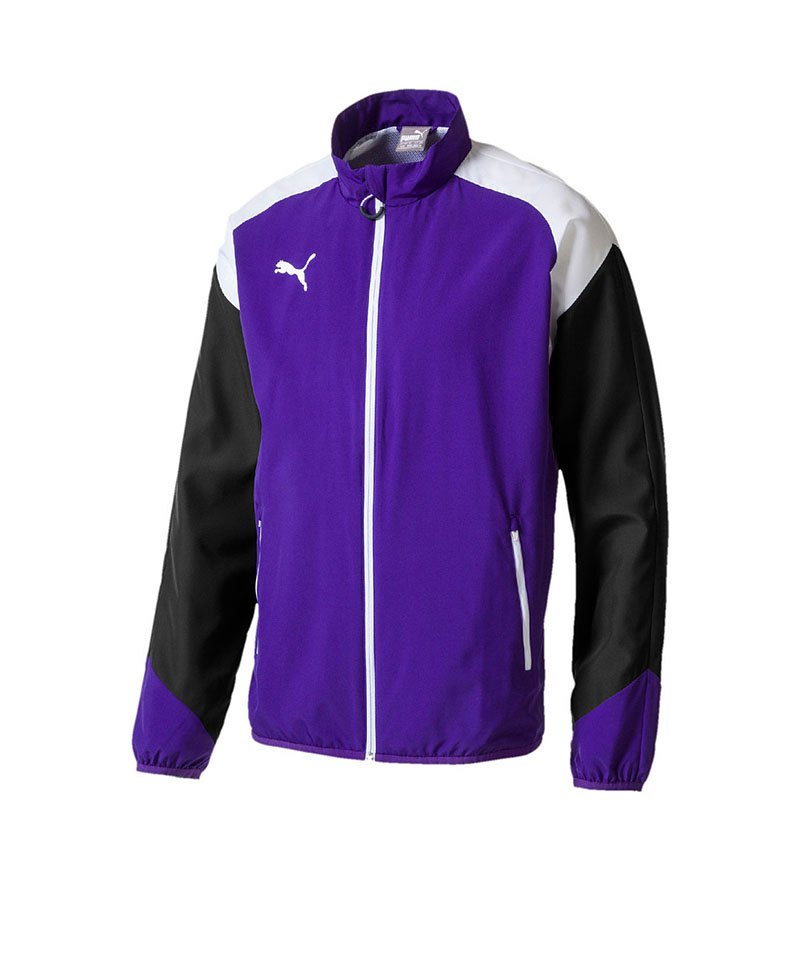 PUMA Esito 4 Woven Trainingsjacke Lila Weiss F10 PUMA Esito 4 Woven Trainingsjacke Lila Weiss F10