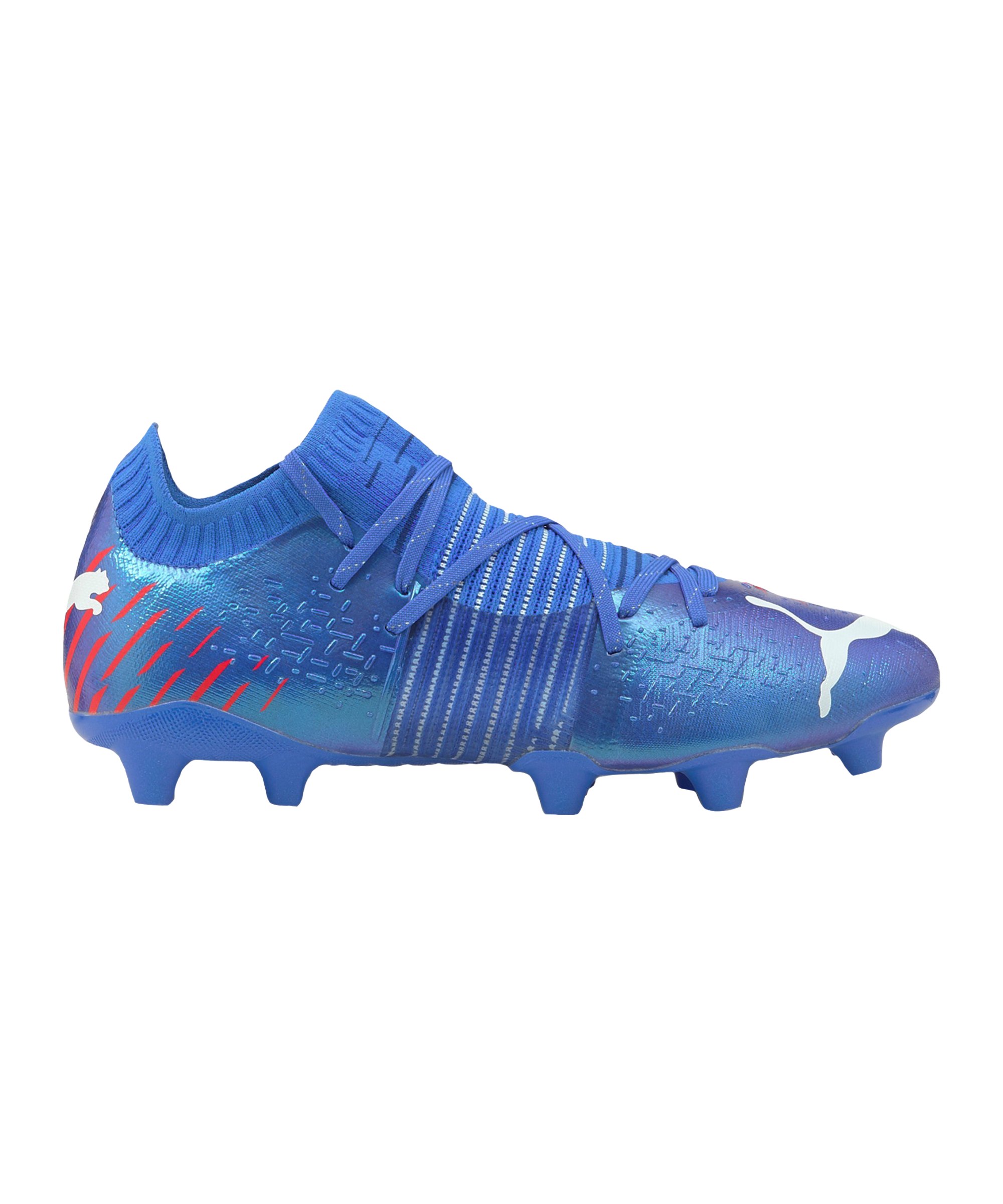 PUMA FUTURE Z 1.2 Faster Football FG/AG Blau Rot