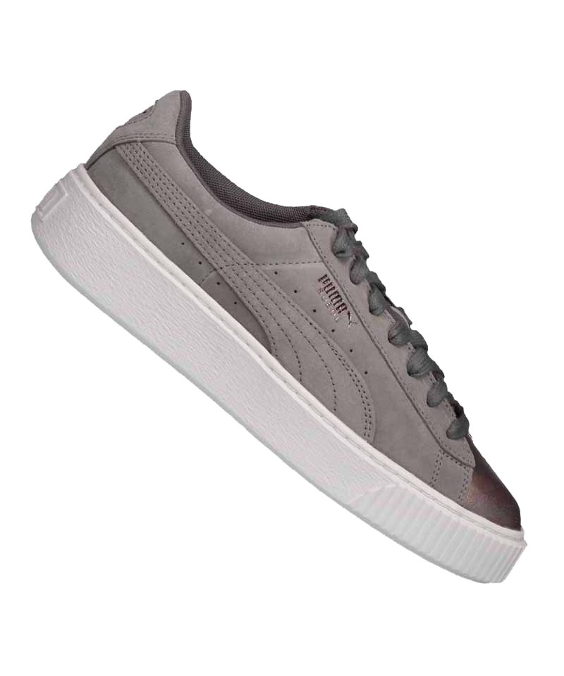 PUMA Suede Platform LunaLux Sneaker Damen Grau F01 PUMA Suede Platform LunaLux Sneaker Damen Grau F01
