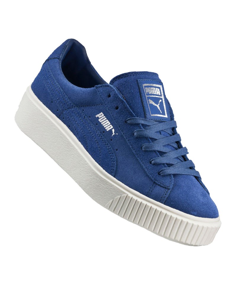 PUMA Suede Platform Sneaker Damen Blau F02 PUMA Suede Platform Sneaker Damen Blau F02