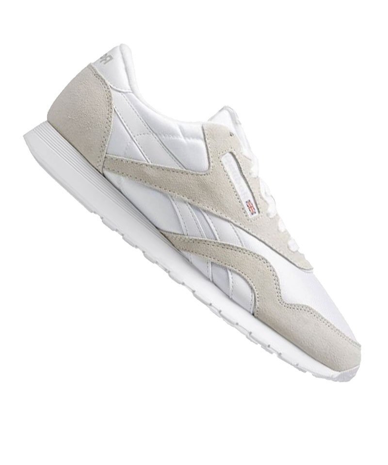 Reebok Classic Nylon Sneaker Weiss Beige | Streetstyle Reebok Classic: Bekleidung und Accessoires Schuhe, Hosen, Tops