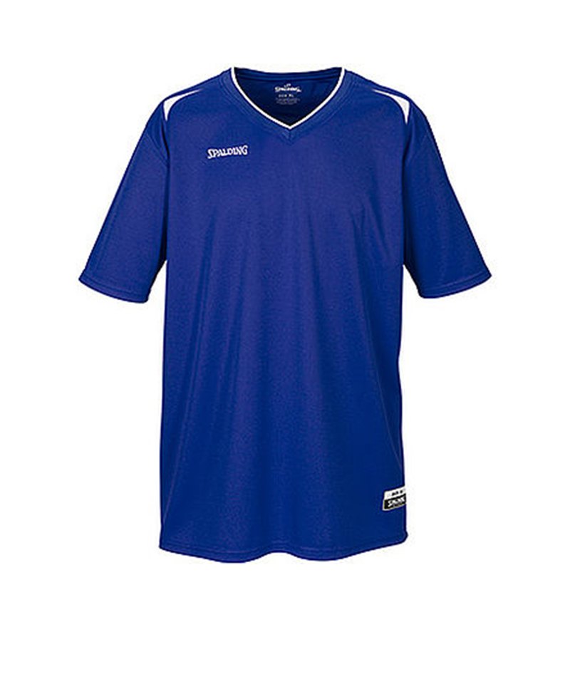 Spalding Attack Shooting T-Shirt Blau Weiss F02