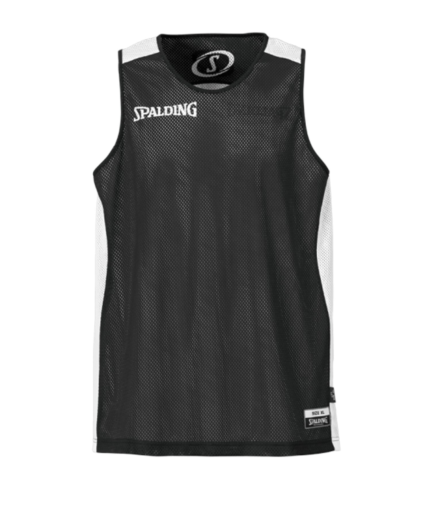 Spalding Essential Reversible T-Shirt Schwarz F02