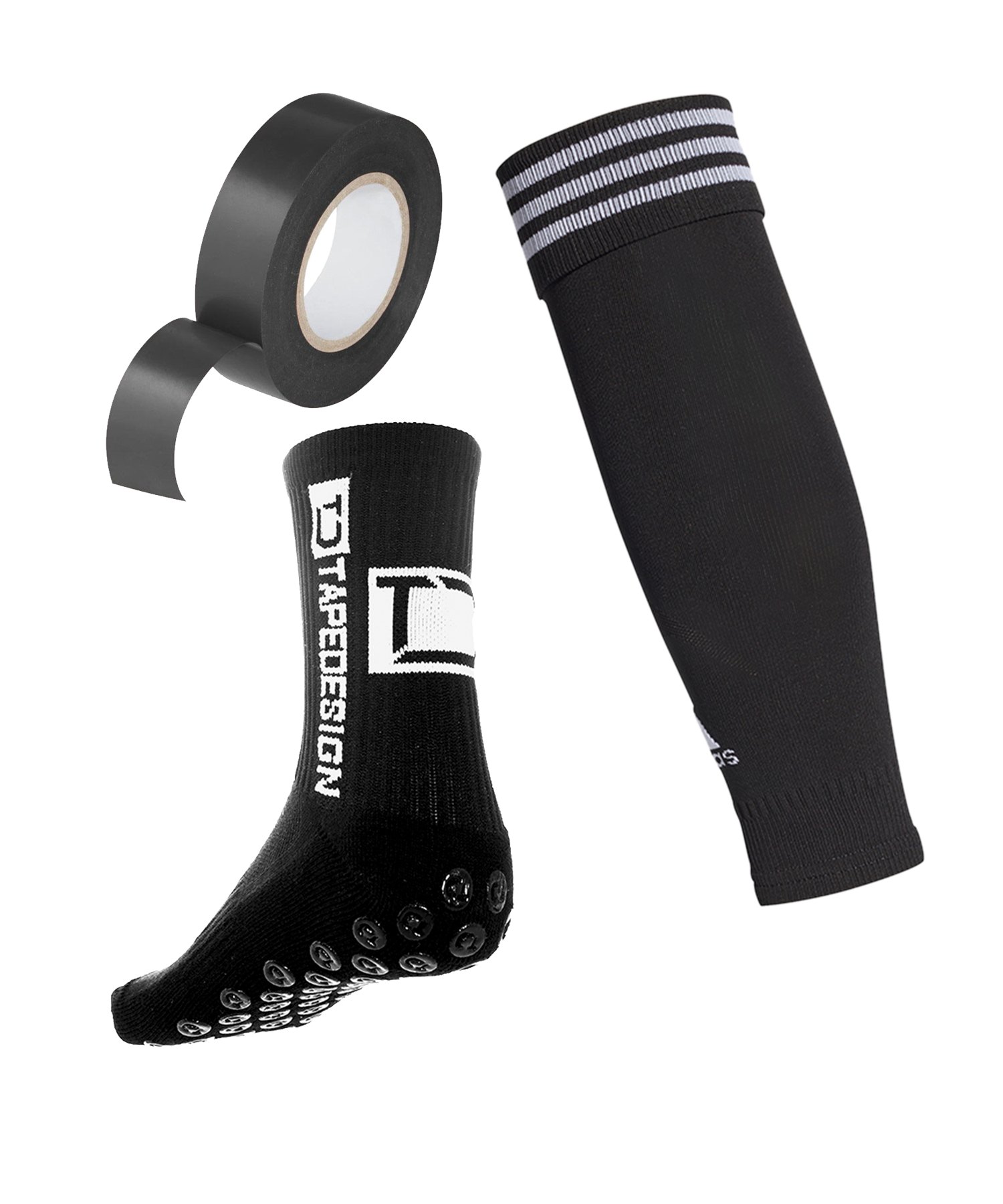 Tapedesign & adidas Stutzenset Schwarz Tapedesign & adidas Stutzenset Schwarz