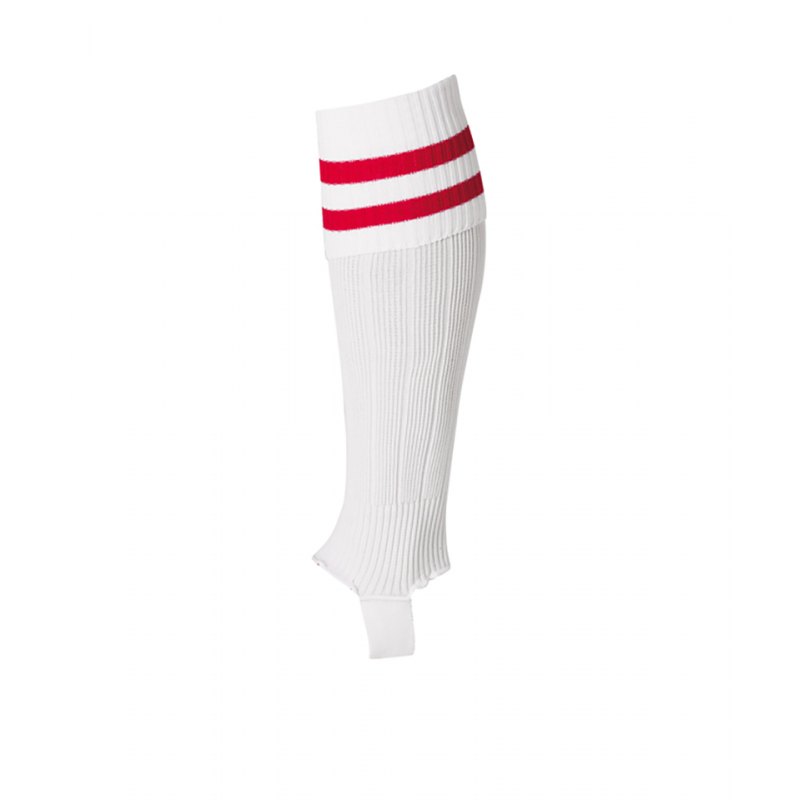 Uhlsport Stegstutzen Weiss Rot F02 Uhlsport Stegstutzen Weiss Rot F02