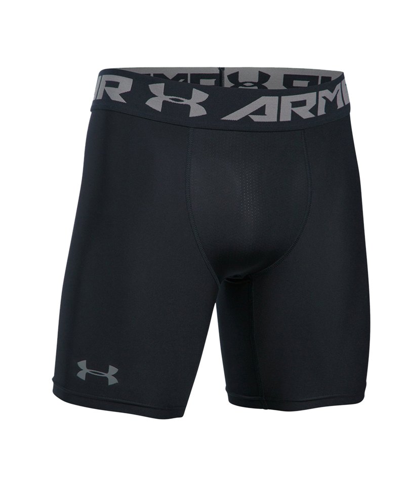 Under Armour Herren Sport Fitness Short UA SuperVent schwarz grün