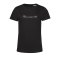 11teamsports Handwriting T-Shirt Damen Schwarz - schwarz
