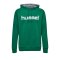 Hummel Cotton Logo Hoody Kids Grün F6140 - Gruen