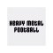 11teamsports ”Heavy Metal Football” T-Shirt Weiß - weiss