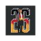 11teamsports ”Heavy Metal Football” T-Shirt Schwarz - schwarz