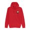 11ts Academy Zip-Hoody Brustlogo Rot - rot
