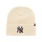'47 Brand MLB New York Yankees Thorn ’47 CUFF KNIT Beanie Weiß - weiss