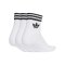 adidas 3 Stripes Ankle 3er Pack Socken Weiß - weiss
