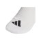 adidas 3 Stripes Crew 6er Pack Socken Weiß - weiss