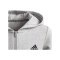 adidas 3 Stripes Doubleknit Kapuzenjacke Kids Grau - grau