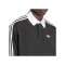 adidas 3 Stripes Longsleeve Polo Schwarz - schwarz
