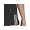 adidas 3-Stripes Pacer Short Damen Schwarz Weiss - schwarz
