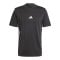adidas 3 Stripes T-Shirt Schwarz - schwarz