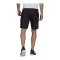 adidas 3 Stripes Tennis Short Schwarz Weiss - schwarz