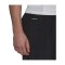 adidas 3 Stripes Tennis Short Schwarz Weiss - schwarz