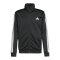 adidas 3 Stripes Trainingsanzug Schwarz - schwarz