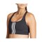 adidas 3S Pwim MS Sport-BH Damen Schwarz - schwarz