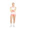 adidas 4in 3S Short Damen Rosa - rosa