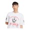 adidas Originals 90s Football Graphic Tee White - weiss