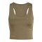 adidas Adi365 Running Crop Tanktop Damen Grün - gruen