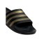adidas Adilette Aqua Badelatsche Schwarz Gold - schwarz