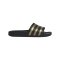 adidas Adilette Aqua Badelatsche Schwarz Gold - schwarz