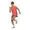 adidas Adizero Running Singlet T-Shirt Rot - rot