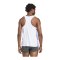 adidas Adizero Running Singlet T-Shirt Weiß - weiss