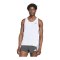 adidas Adizero Running Singlet T-Shirt Weiß - weiss