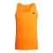 adidas Adizero Running Singlet T-Shirt Beige - beige