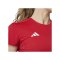 adidas T-Shirt Damen Rot - rot
