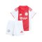 adidas Ajax Amsterdam Baby Trikot Set Home 2025/2026 Kids Weiß - weiss