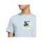 adidas All Day T-Shirt Blau - blau
