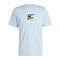 adidas All Day T-Shirt Blau - blau